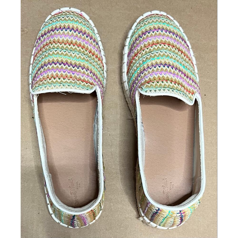 Comfort Summer Universal Thread Size 10 Skipper Striped Espadrille Flats
